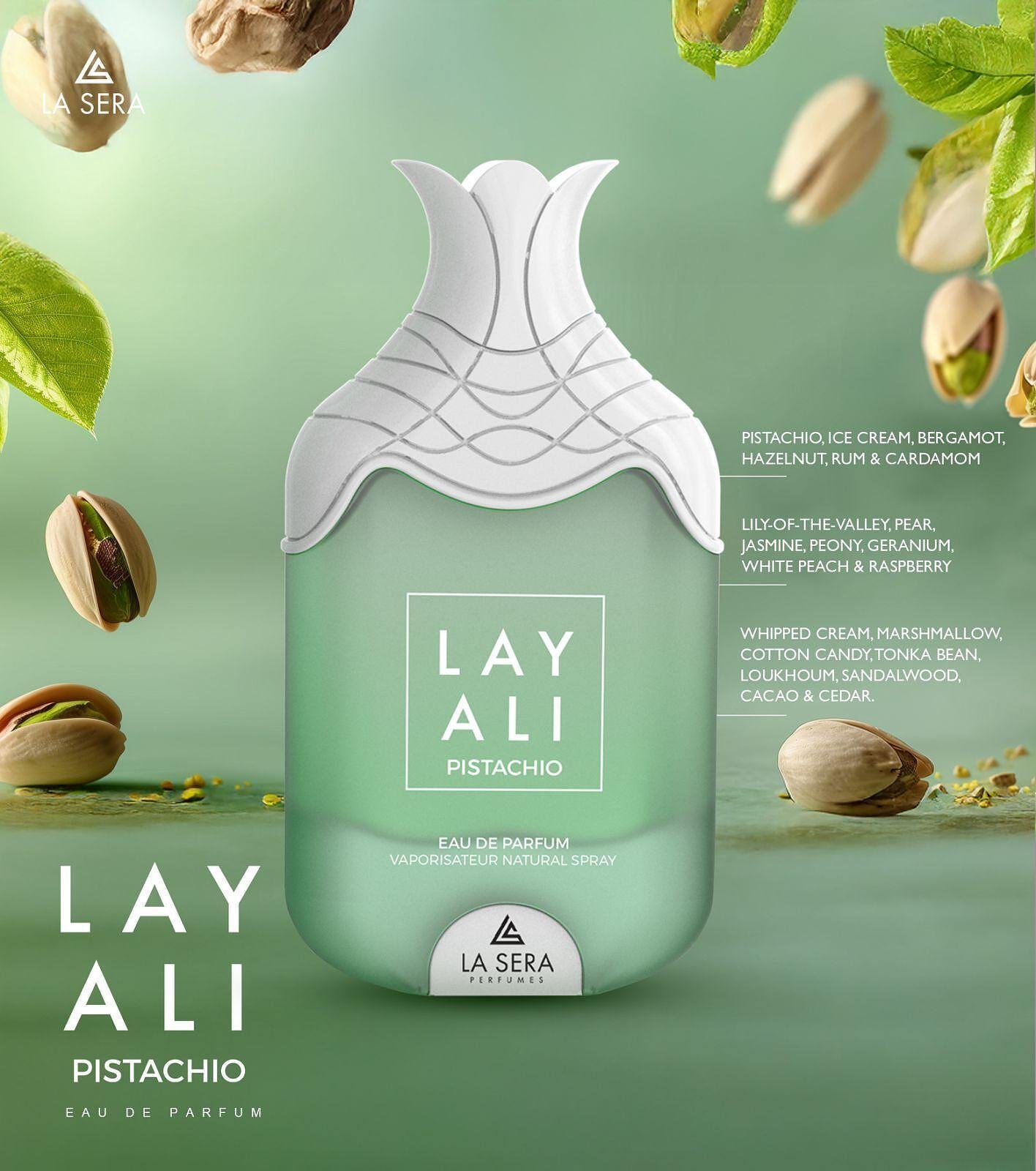 Парфюмна вода за Жени【Layali Pistachio】100 мл. PerfumesFromDubai