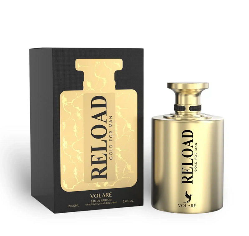 Парфюмна вода за Мъже【Reload Gold】100 мл. PerfumesFromDubai