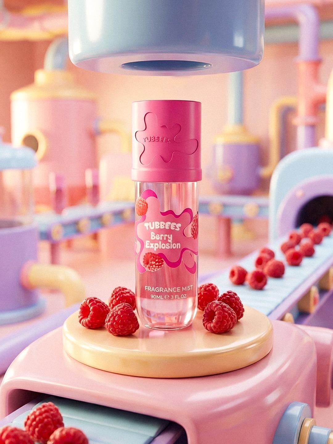 Парфюмна Вода за Жени【TUBBEES Body Mist - Berry Explosion】90 мл ...